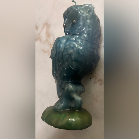 Blue Owl Candle - Picture 4 of 6
